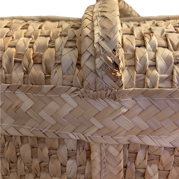 Weekender/Beach Bag 50/60s Vintage MCM Retro Mod Hippie Anthro Purse Top Handle - Picture 7 of 9